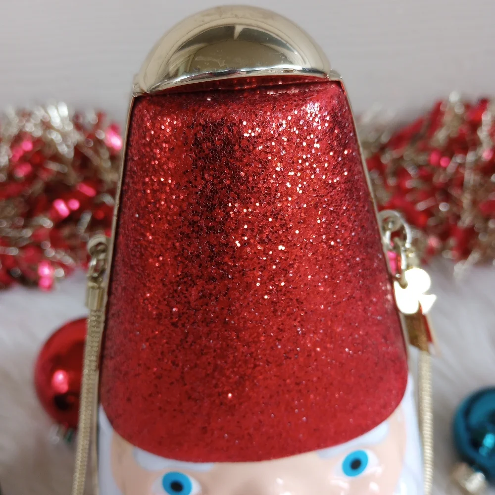 Kate Spade Christmas Santa Claus Gnome Crossbody Bag - Picture 3 of 14